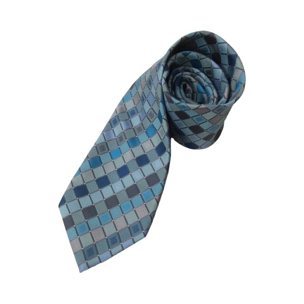 Kenneth Cole Reaction Mens Necktie 100% Silk